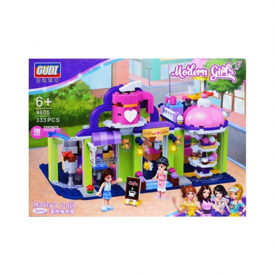 Set cuburi constructii 333 piese - Cafeneaua Mariei