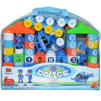 Cuburi constructii in ghiozdanel 91 piese