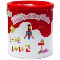 Cuburi din lemn 40 piese