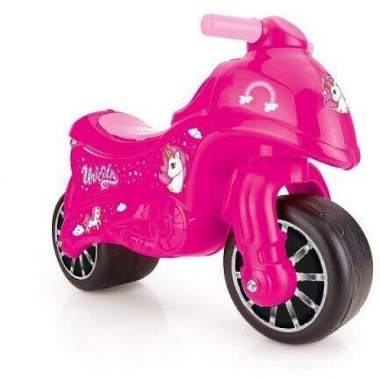 Motocicleta fara pedale Unicorn roz Dolu