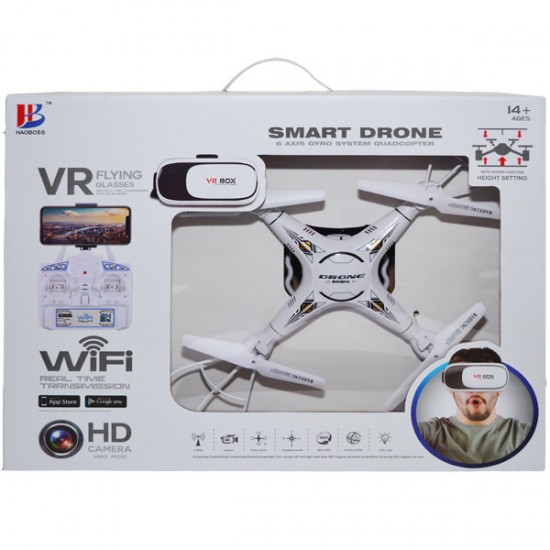 Drona RC cu camera, Wi-Fi si ochelari VR