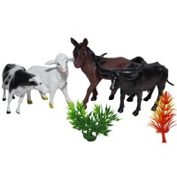 Set 4 figurine animale domestice