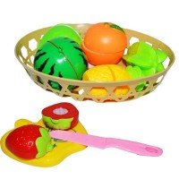 Set de joaca fructe pretaiate in cosulet