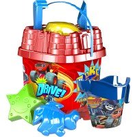 Galetusa nisip Castel cu accesorii Blaze 20 cm