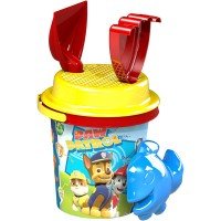 Galetusa nisip cu accesorii Paw Patrol baieti 14 cm