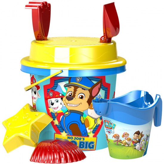 Galetusa nisip cu accesorii Paw Patrol baieti