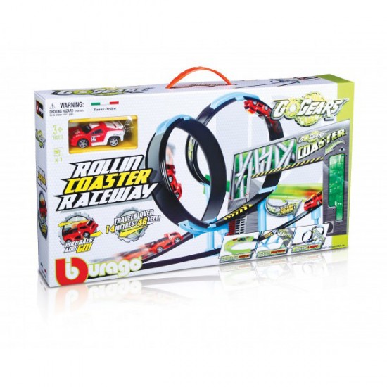 Circuit masinute Go Gear Rollin Coaster Bburago 1:55