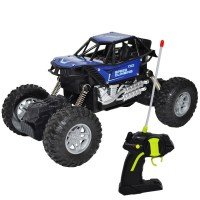 Jeep cu RC si suspensii Off Road Albastru