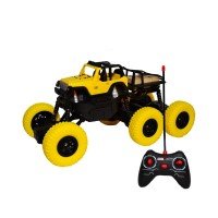 Jeep cu telecomanda si acumulator Cross Country Galben