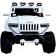 Jeep electric cu telecomanda si 4 motoare 12V Alb