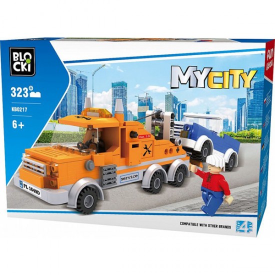 Joc constructie Blocki Asistenta rutiera 323 piese