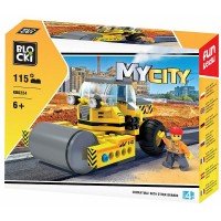 Joc constructie Blocki Masina cu cilindru asfaltare 115 piese