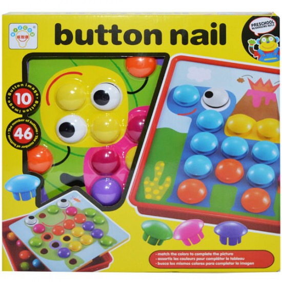 Joc creativitate mozaic Button Nail