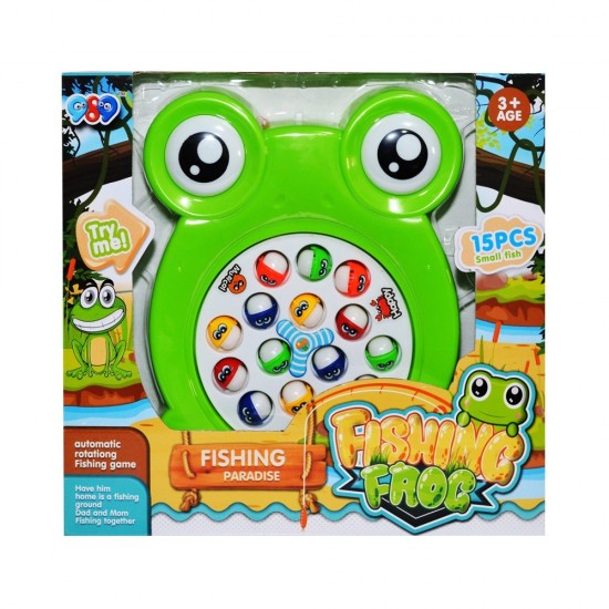 Joc de pescuit cu baterii Broscuta