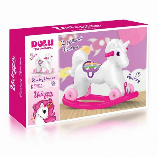 Balansoar cu rotile Unicorn Dolu