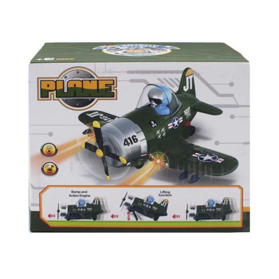 Jucarie avion militar cu sunete si lumini
