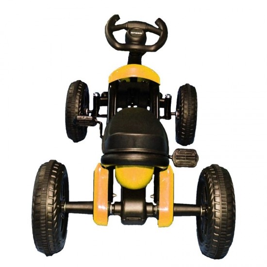 Kart cu pedale Speed Racing Galben