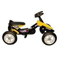 Kart cu pedale Speed Racing Galben