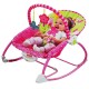 Balansoar bebelusi si scaun 2 in 1 cu vibratii si muzica roz