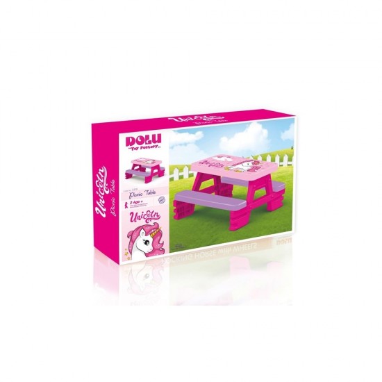 Masa cu bancute Unicorn Dolu