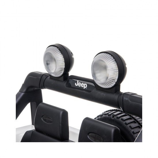 Masina electrica cu telecomanda Jeep Wrangler 12V Alb