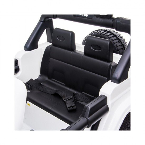 Masina electrica cu telecomanda Jeep Wrangler 12V Alb
