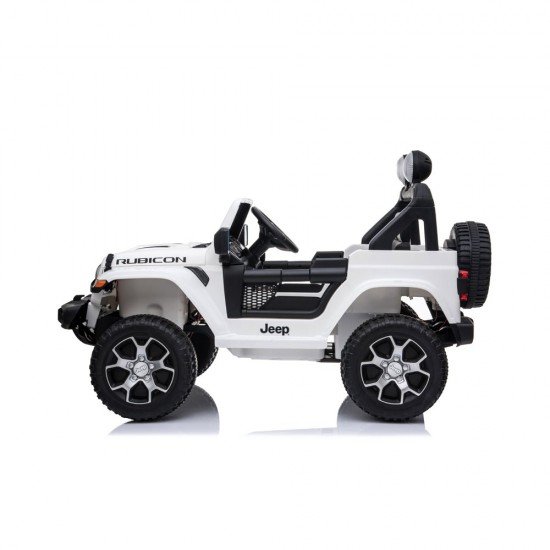 Masina electrica cu telecomanda Jeep Wrangler 12V Alb