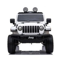 Masina electrica cu telecomanda Jeep Wrangler 12V Alb