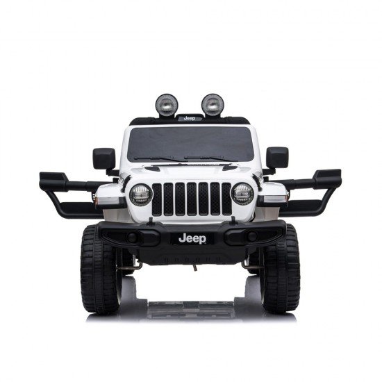 Masina electrica cu telecomanda Jeep Wrangler 12V Alb