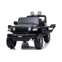 Masina electrica cu telecomanda Jeep Wrangler 12V Negru