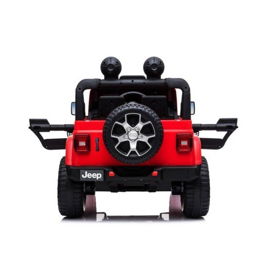 Masina electrica cu telecomanda Jeep Wrangler 12V Rosu