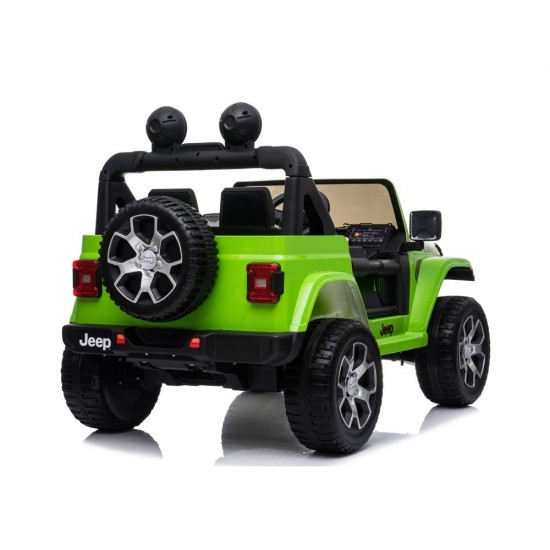Masina electrica cu telecomanda Jeep Wrangler 12V Verde