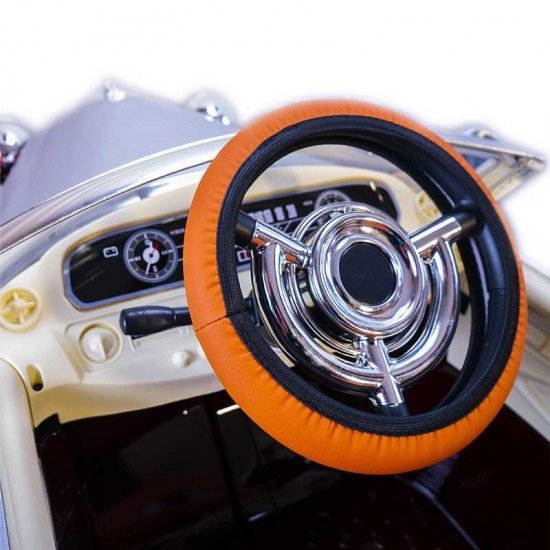 Masina de epoca cu telecomanda si 4 motoare 12V - Rosu