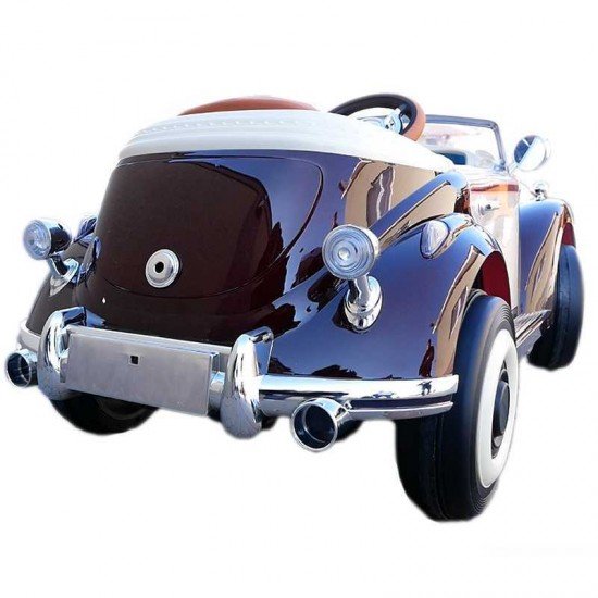 Masina de epoca cu telecomanda si 4 motoare 12V - Rosu