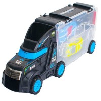 Jucarie camion trailer cu 3 masinute