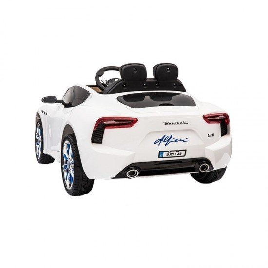 Masina electrica cu telecomanda Maserati Alfieri Alb