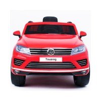 Masina electrica cu telecomanda Volkswagen Touareg 12V Rosu