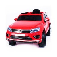 Masina electrica cu telecomanda Volkswagen Touareg 12V Rosu