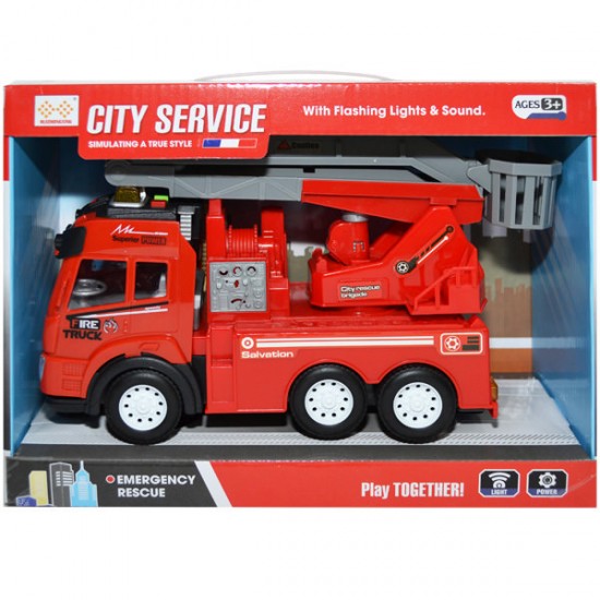 Masina pompieri cu sunete si lumini City