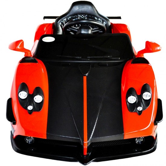 Masina electrica cu telecomanda si 2 motoare 12V Rosu