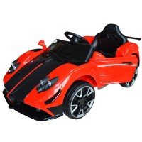 Masina electrica cu telecomanda si 2 motoare 12V Rosu