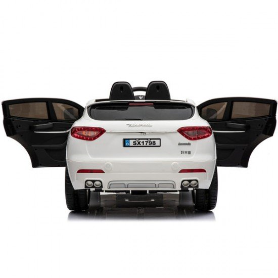 Masina electrica cu telecomanda Maserati Levante Alb