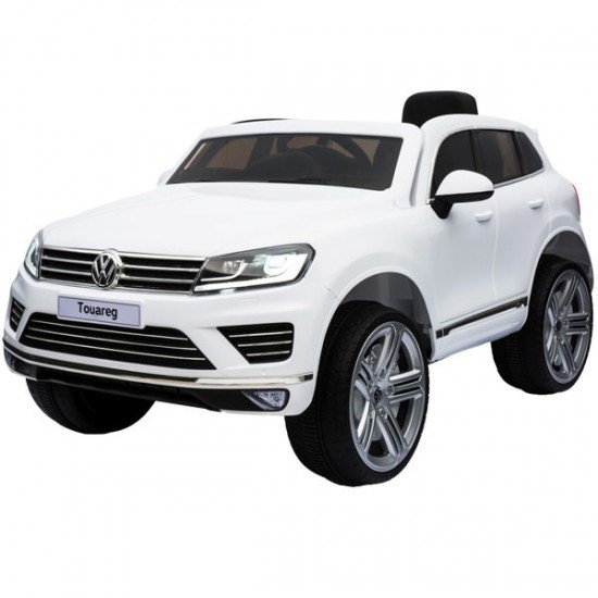 Masina electrica cu telecomanda Volkswagen Touareg 12V Alb