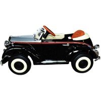 Masina de epoca cu telecomanda si 4 motoare 12V - Negru