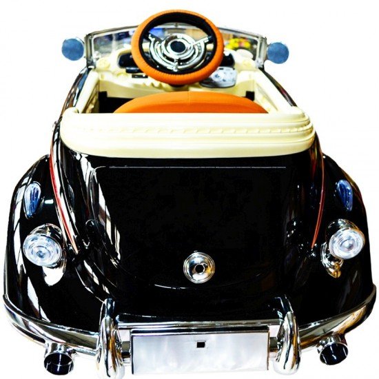 Masina de epoca cu telecomanda si 4 motoare 12V - Negru