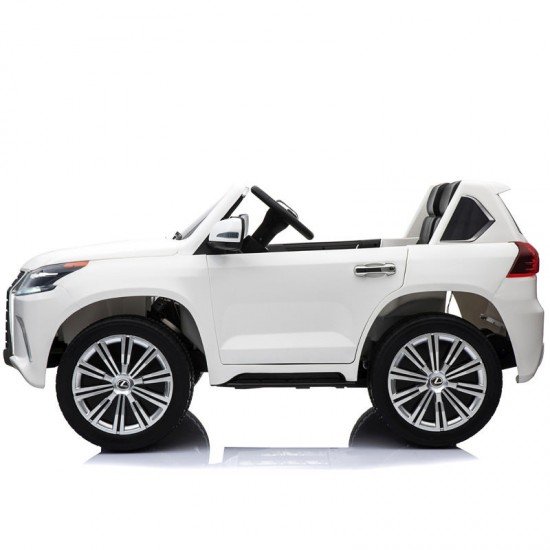 Masina electrica cu telecomanda Lexus 12V Alb