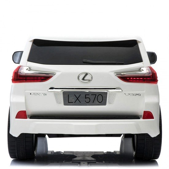 Masina electrica cu telecomanda Lexus 12V Alb