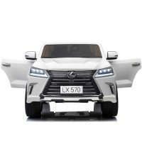 Masina electrica cu telecomanda Lexus 12V Alb