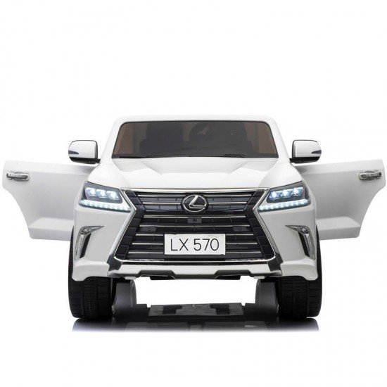 Masina electrica cu telecomanda Lexus 12V Alb