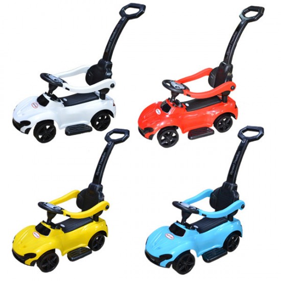 Masinuta cu maner, muzica si suport picioare